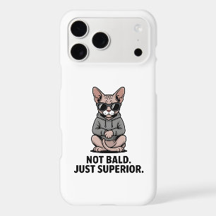 Superior Sphynx Cat Attitude Illustration