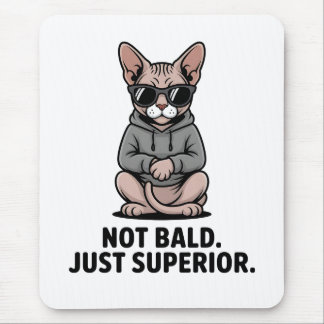 Superior Sphynx Cat Attitude Illustration Mouse Mat