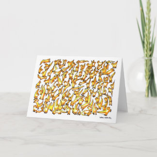 Superlambanana Blank Greeting Card