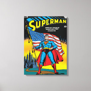 Superman #24 canvas print
