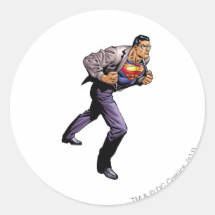 Superman 46 classic round sticker
