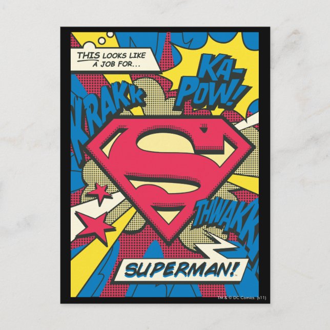 Superman 66 postcard (Front)