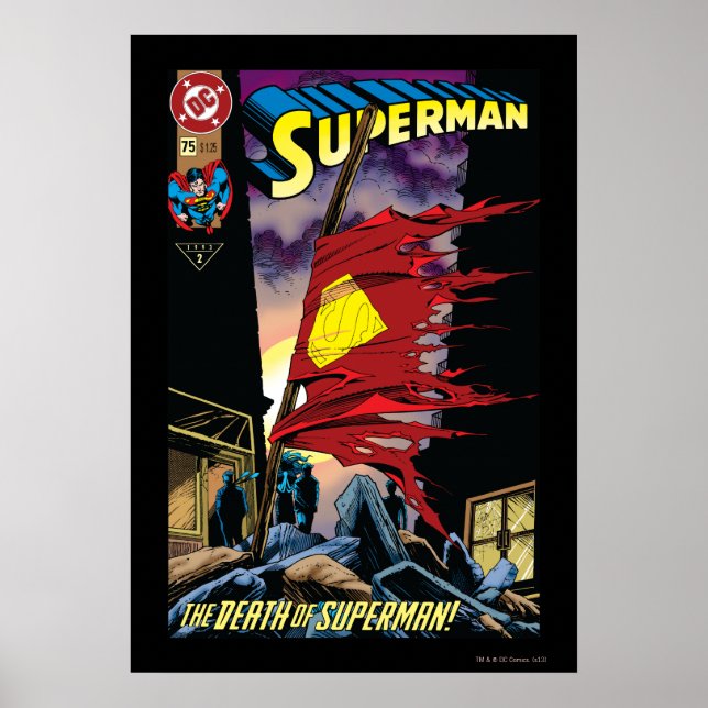 Superman #75 1993 poster (Front)