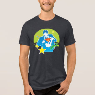 Superman 80's Style Tri-Blend Shirt