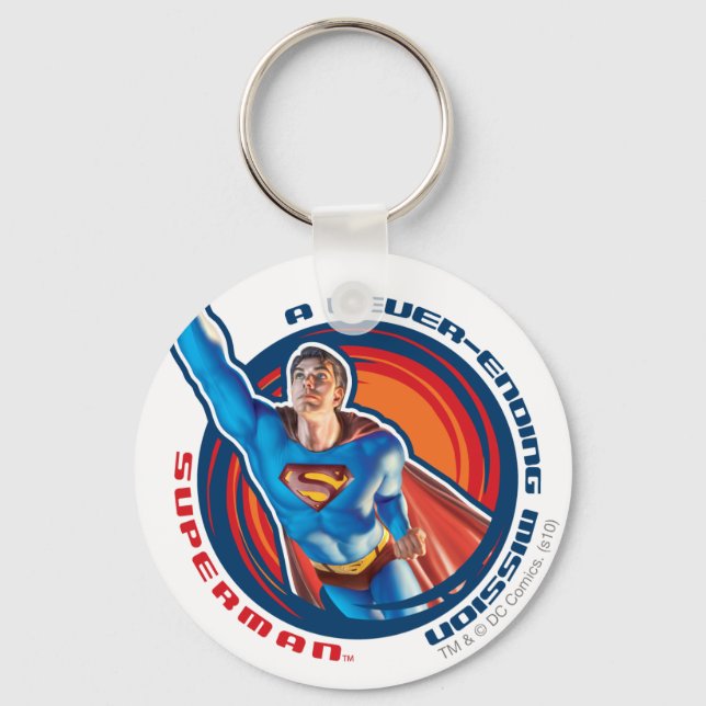 Superman A Never-ending Mission Key Ring (Front)