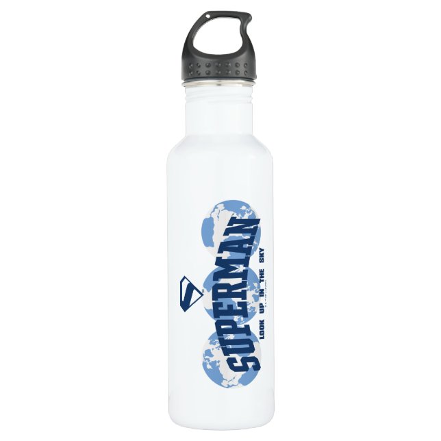 Superman Across the Globe 710 Ml Water Bottle (Front)