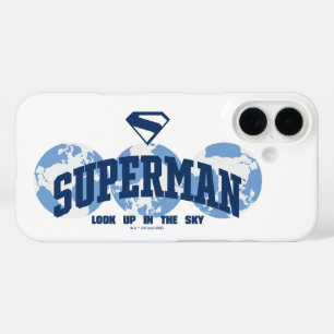 Superman Across the Globe iPhone 16 Case