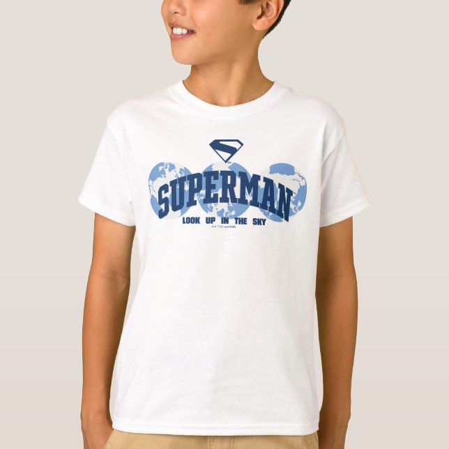 Superman Across the Globe T-Shirt (Front)