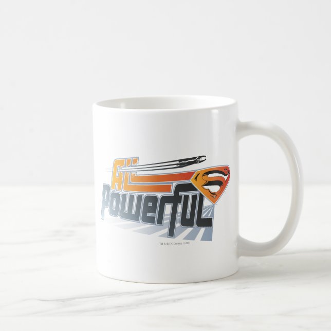 Superman All Powerful Coffee Mug (Right)