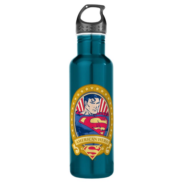 Superman American Hero 710 Ml Water Bottle (Front)