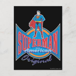 Superman American Original Postcard