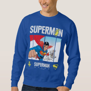 Superman and Krypto Take Flight Sweatshirt