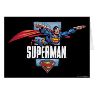 Superman and Logo Bordered
