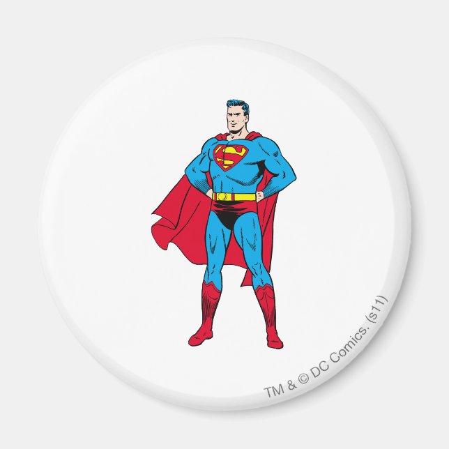 Superman Arms Folded Magnet (Front)