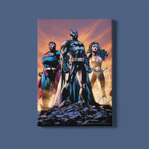 Superman, Batman, & Wonder Woman Trinity Canvas Print