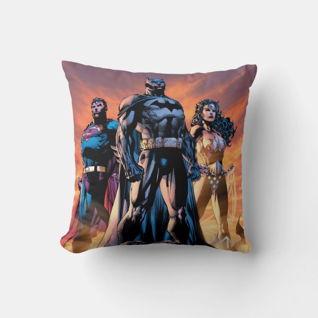 Superman, Batman, & Wonder Woman Trinity Cushion (Front)