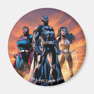 Superman, Batman, & Wonder Woman Trinity Magnet