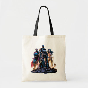 Superman, Batman, & Wonder Woman Trinity Tote Bag