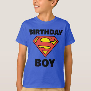 Superman   Birthday Boy - Name & Age T-Shirt