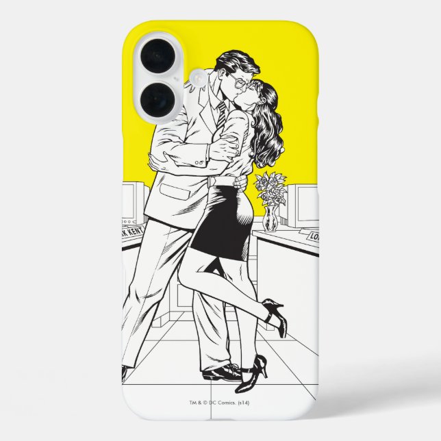 Superman Black and White 5 Case-Mate iPhone Case (Back)