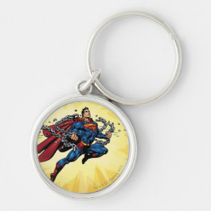 Superman breaks chains key ring