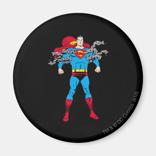 Superman Breaks Chains Magnet (Front)