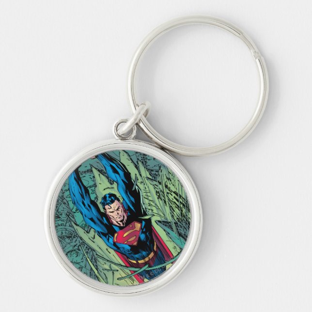 Superman breaks through key ring (Front)