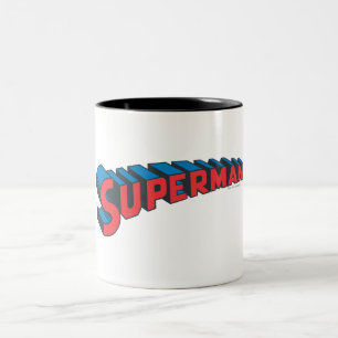 Superman Classic Logo Two-Tone Coffee Mug