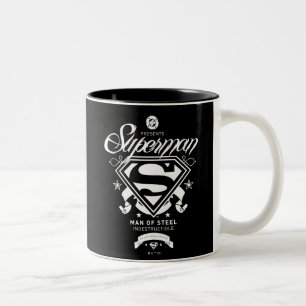 Superman Coat of Arms Two-Tone Coffee Mug