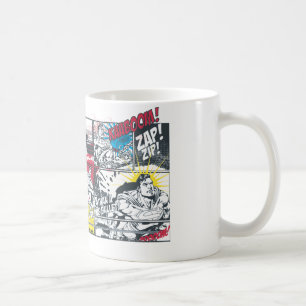 Superman Comic Book Collage Coffee Mug
