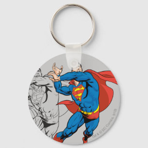 Superman Comic Panels Key Ring