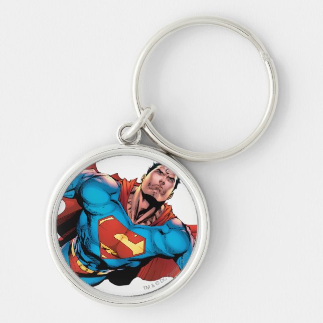 Superman Comic Style Key Ring (Front)