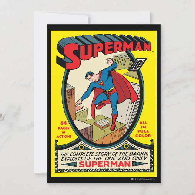 Superman (Complete Story) Invitation (Front)
