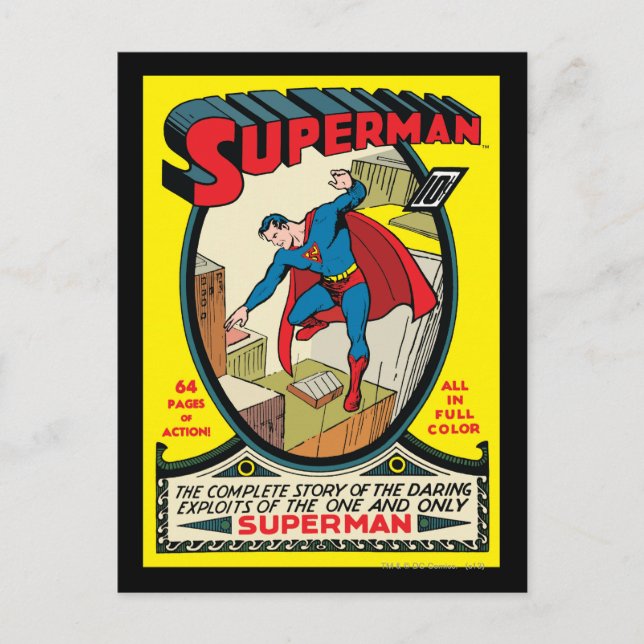 Superman (Complete Story) Postcard (Front)