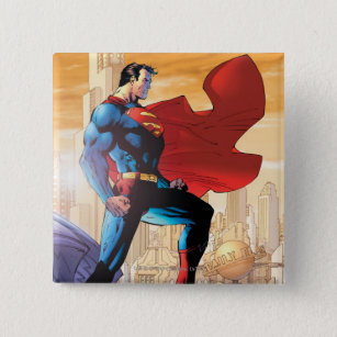 Superman Daily Planet 15 Cm Square Badge