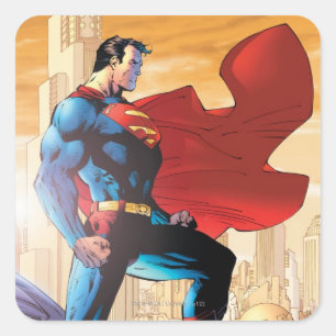 Superman Daily Planet Square Sticker