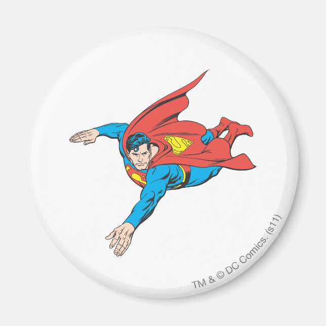 Superman Dives Left Magnet (Front)
