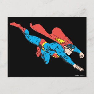 Superman Dives Right Postcard