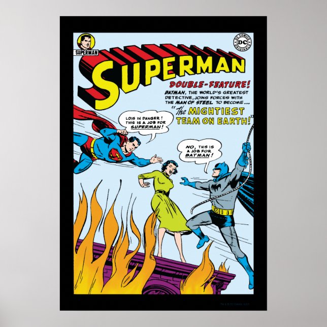 Superman (Double-Feature with Batman) Poster (Front)
