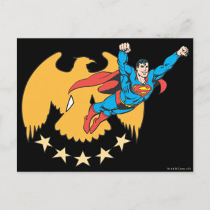 Superman & Eagle Postcard