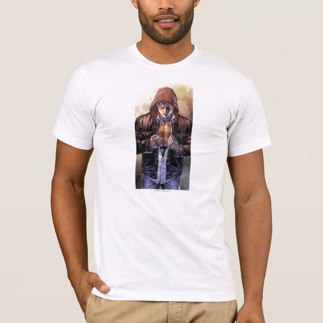 Superman Earth Cover - Colour T-Shirt (Front)