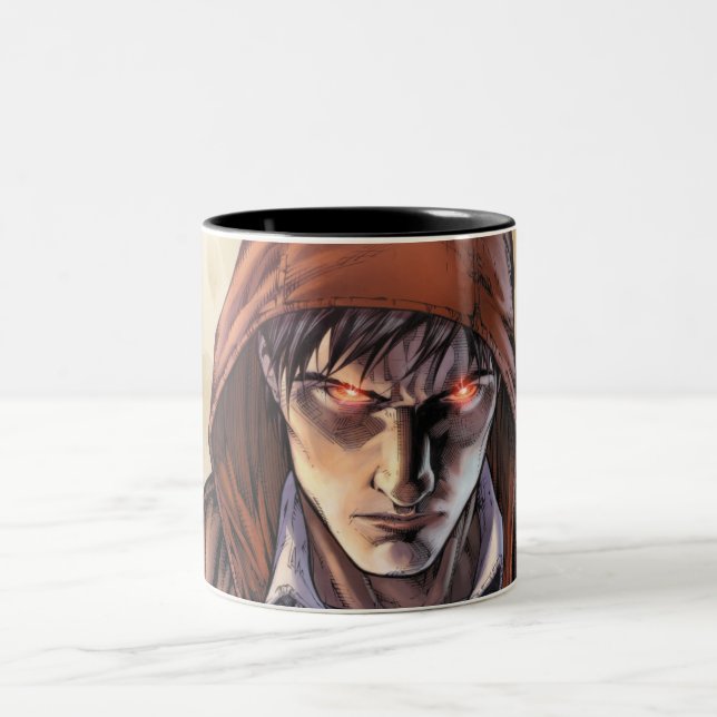 Superman Earth Cover - Colour Two-Tone Coffee Mug (Center)