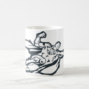 Superman Flies Right Coffee Mug