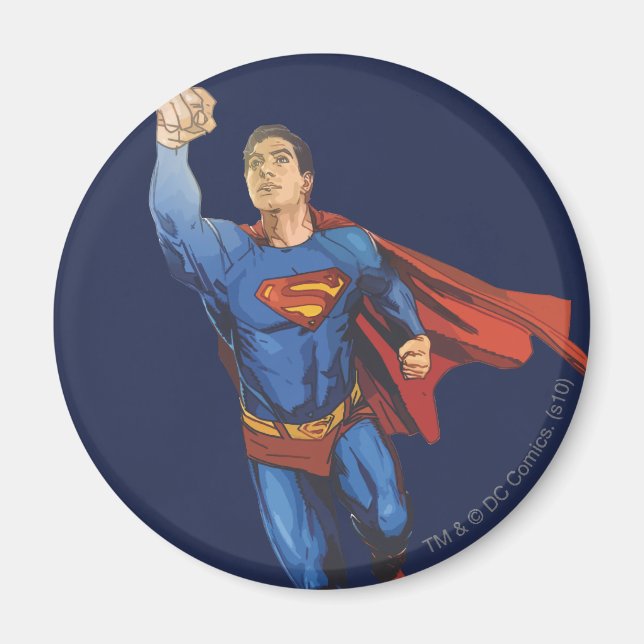 Superman Flying Left Magnet (Front)