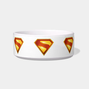 Superman Golden S Shield Brilliance Bowl
