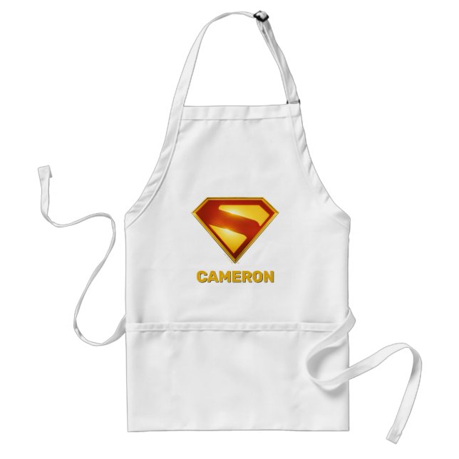 Superman Golden S Shield Brilliance Standard Apron (Front)