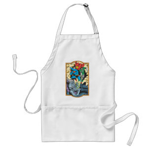 Superman & Green Lantern Fight Brainiac Standard Apron