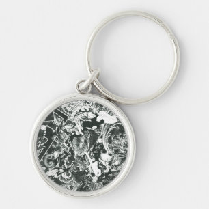 Superman Grey Collage Key Ring