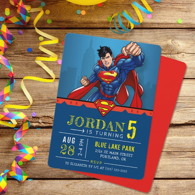 Superman | Happy Birthday Invitation (Creator Uploaded)