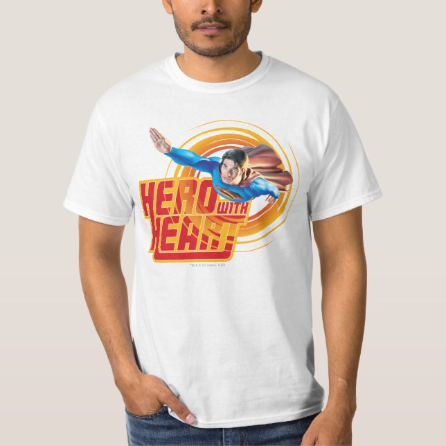 Superman Hero with Heart T-Shirt (Front)